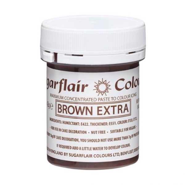 Extra Concentrated Paste Colour - Brown - E171 Free